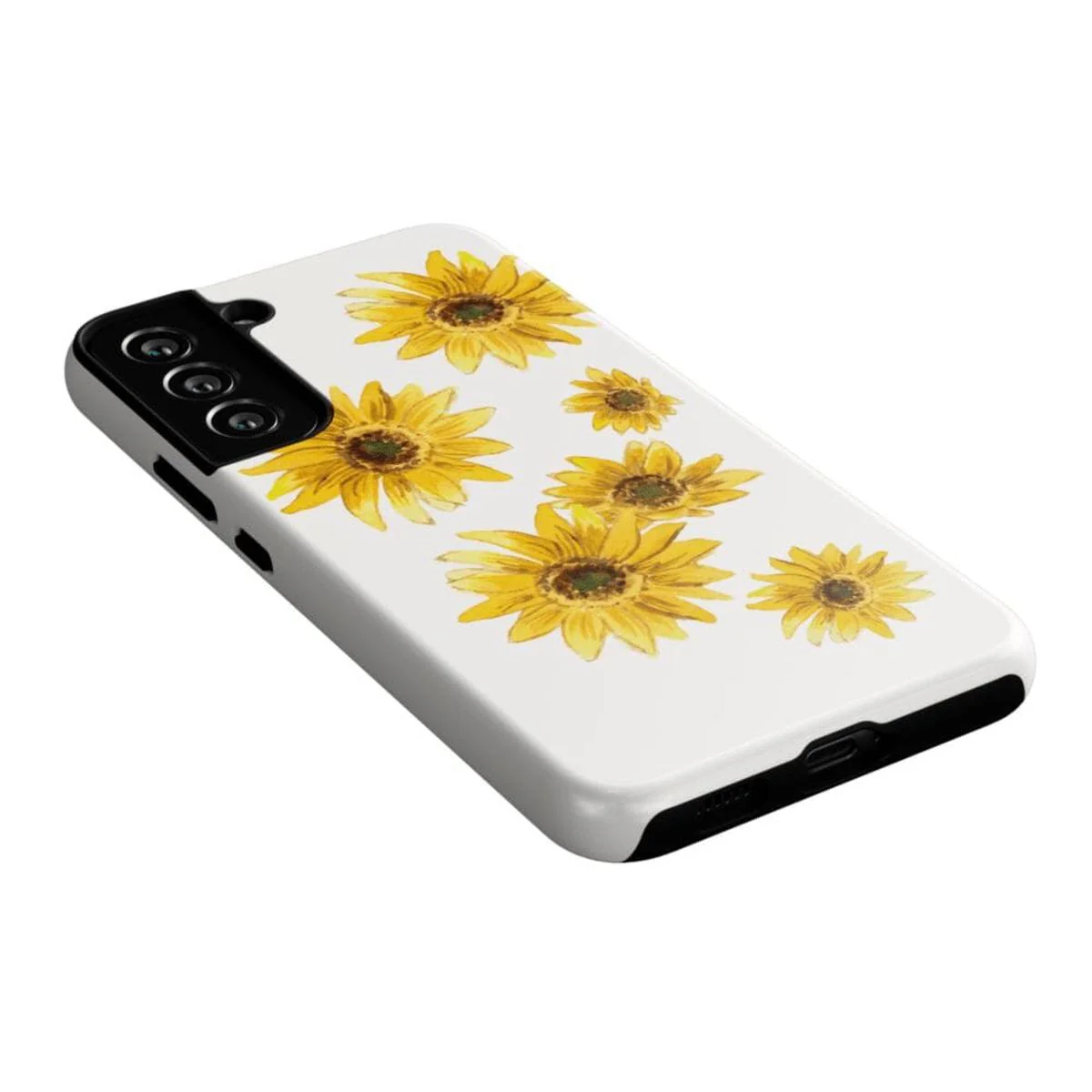 Golden Garden | Yellow Sunflower Floral Samsung Case - Image 22