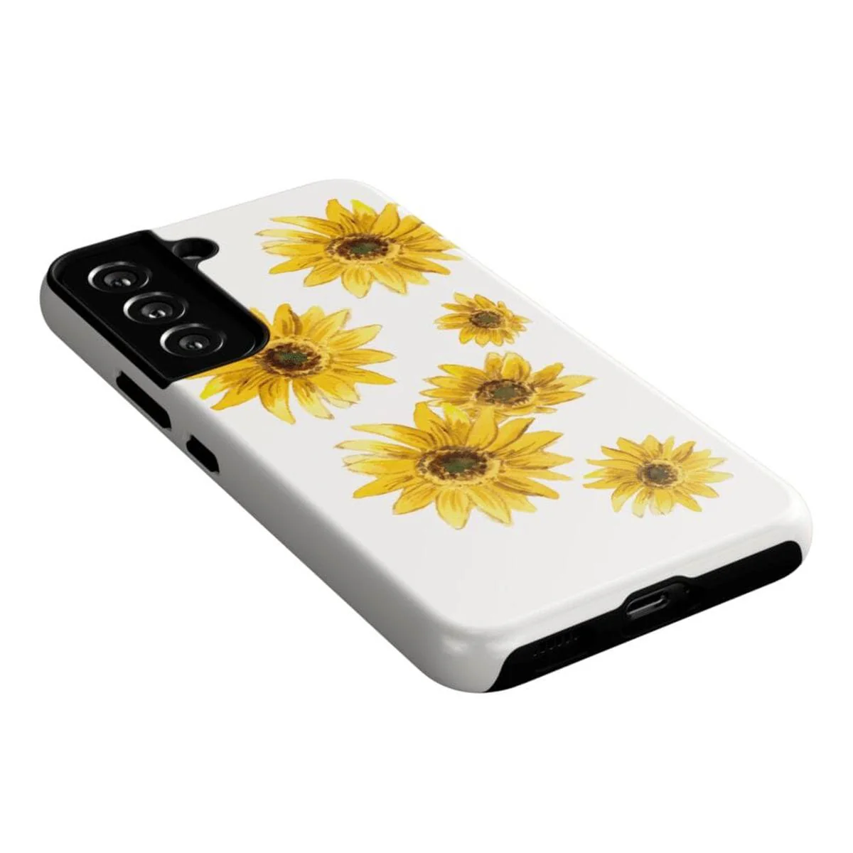 Golden Garden | Yellow Sunflower Floral Samsung Case - Image 25