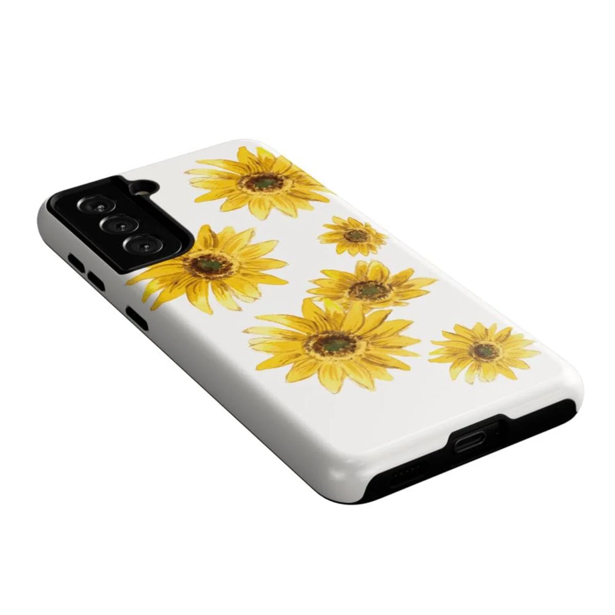 Golden Garden | Yellow Sunflower Floral Samsung Case - Image 33