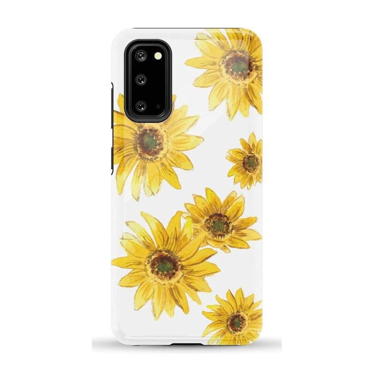 Golden Garden | Yellow Sunflower Floral Samsung Case - Image 39