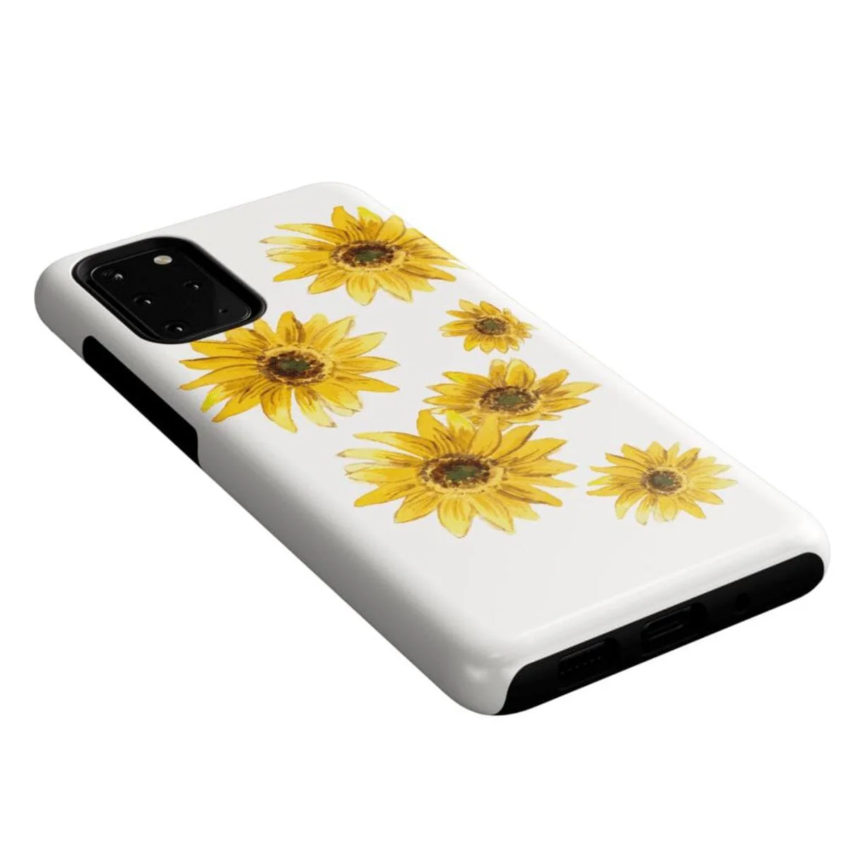Golden Garden | Yellow Sunflower Floral Samsung Case - Image 40
