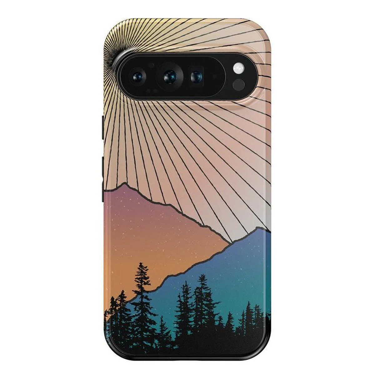 Golden Hour | Mountain Sunset Google Pixel Case - Image 7