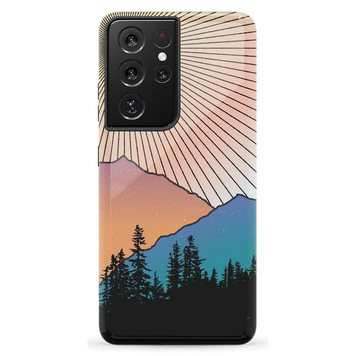Golden Hour | Mountain Sunset Samsung Case - Image 28