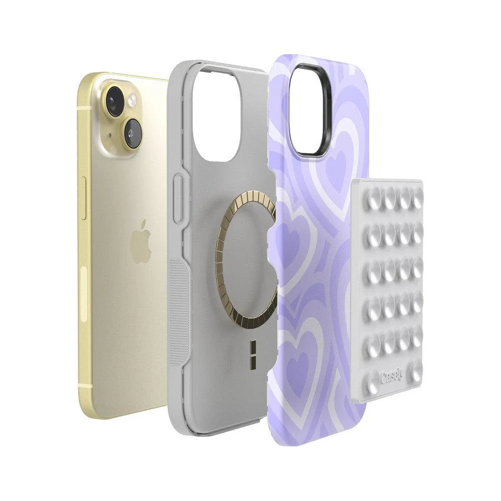 Grippy | White Silicone Suction Phone Mount with MagSafe - Image 6