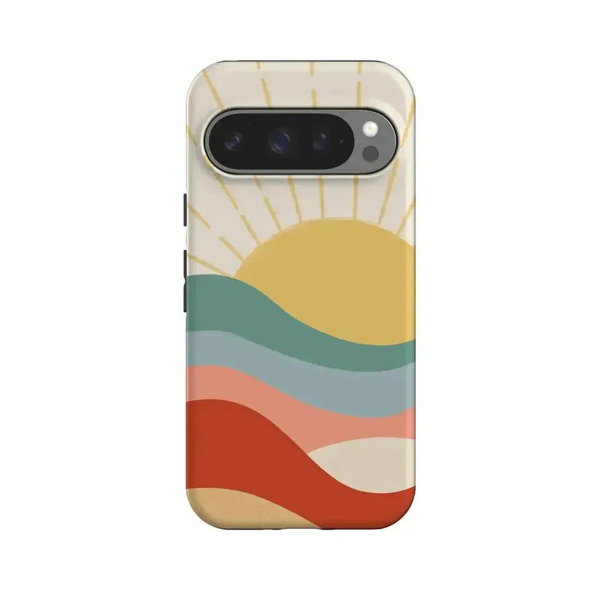 Here Comes the Sun | Colorblock Sunset Google Pixel Case - Image 19