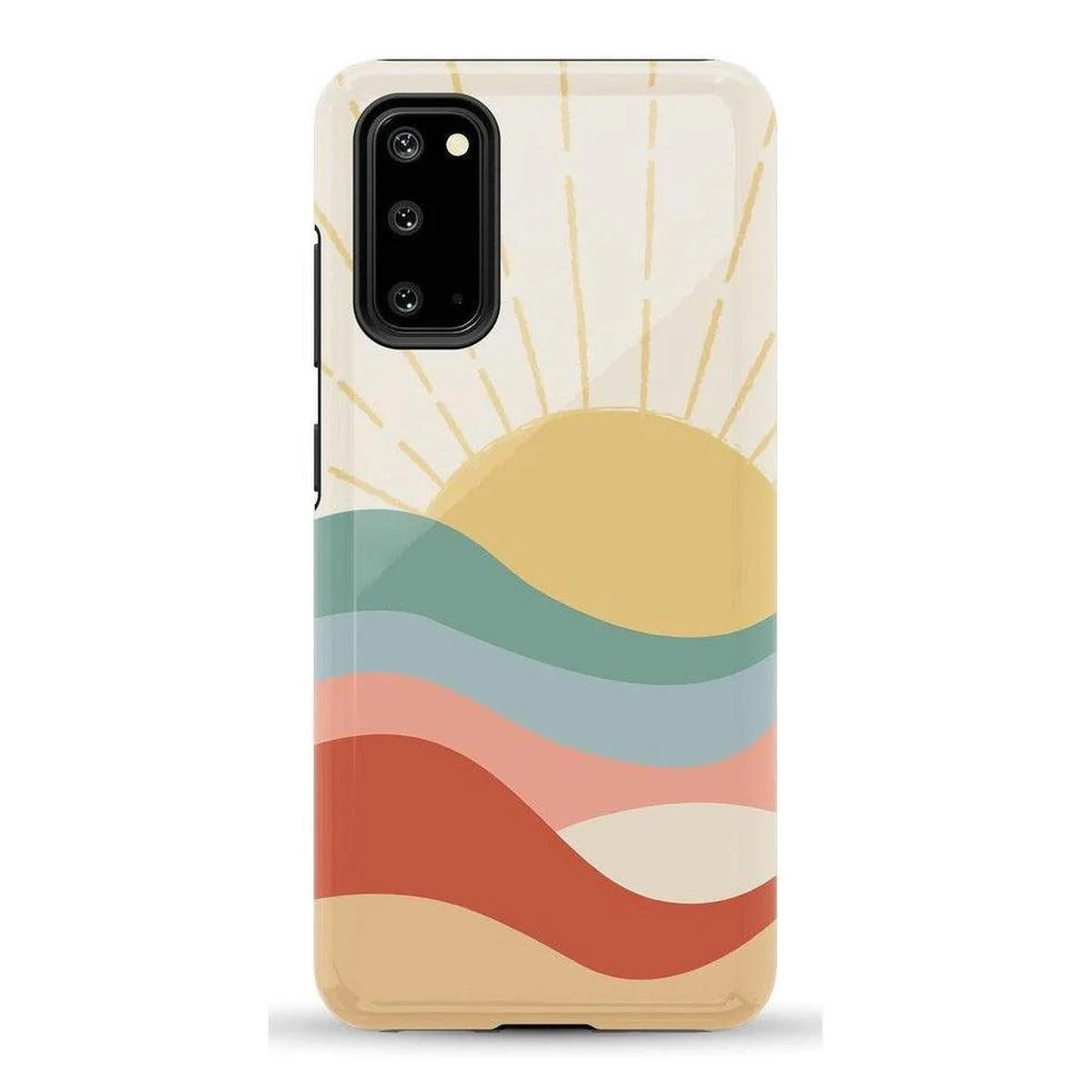 Here Comes the Sun | Colorblock Sunset Samsung Case - Image 43