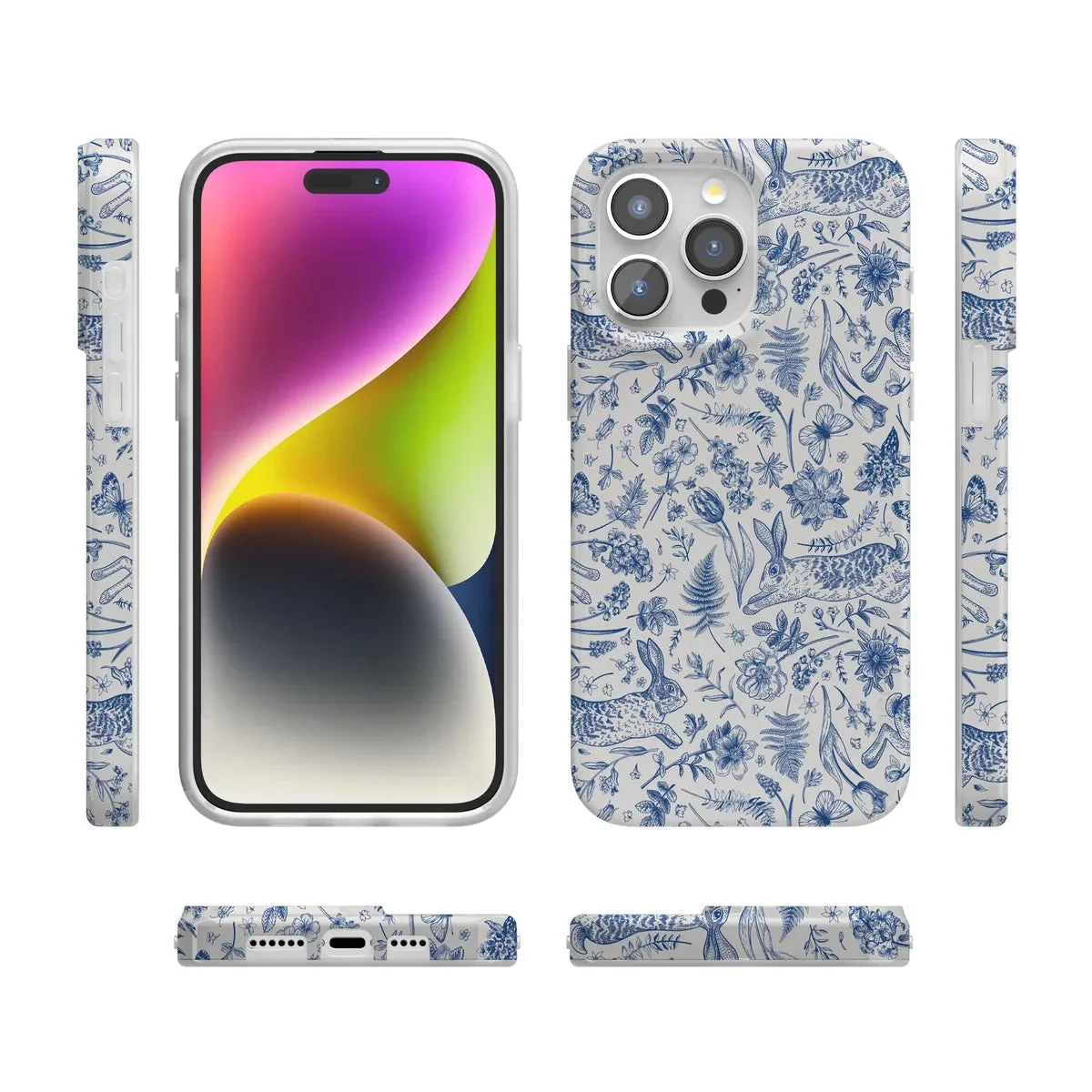 Hop & Bloom | Bunny Toile Case - Image 215
