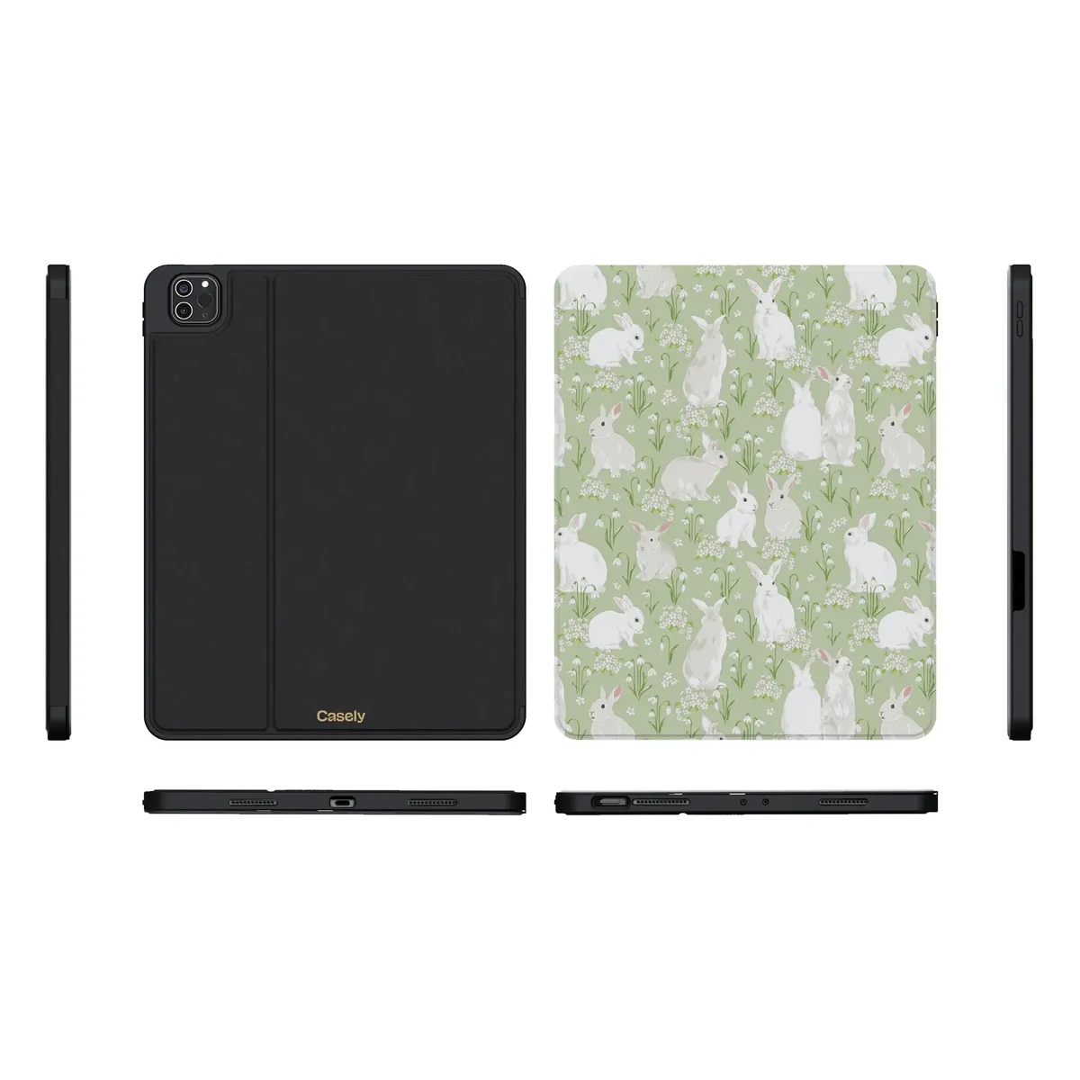 Hop to it | Green Bunny iPad Case - Image 5
