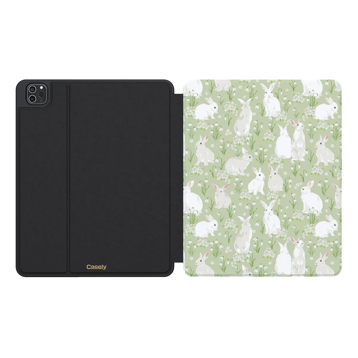 Hop to it | Green Bunny iPad Case - Image 7