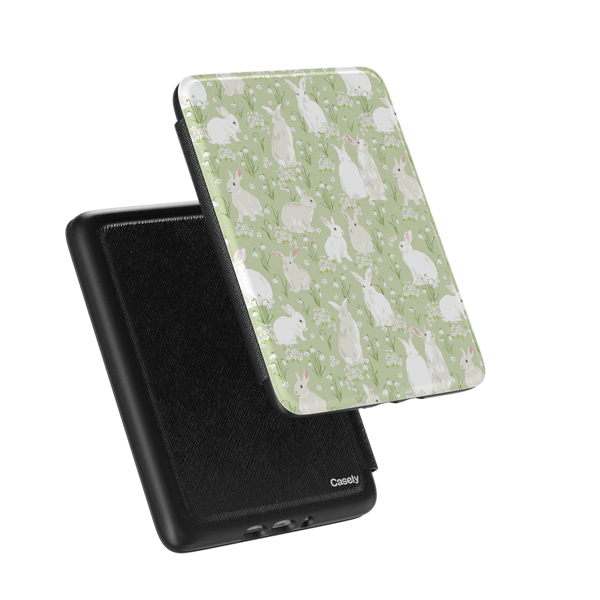 Hop to it | Green Bunny Kindle Case - Image 10