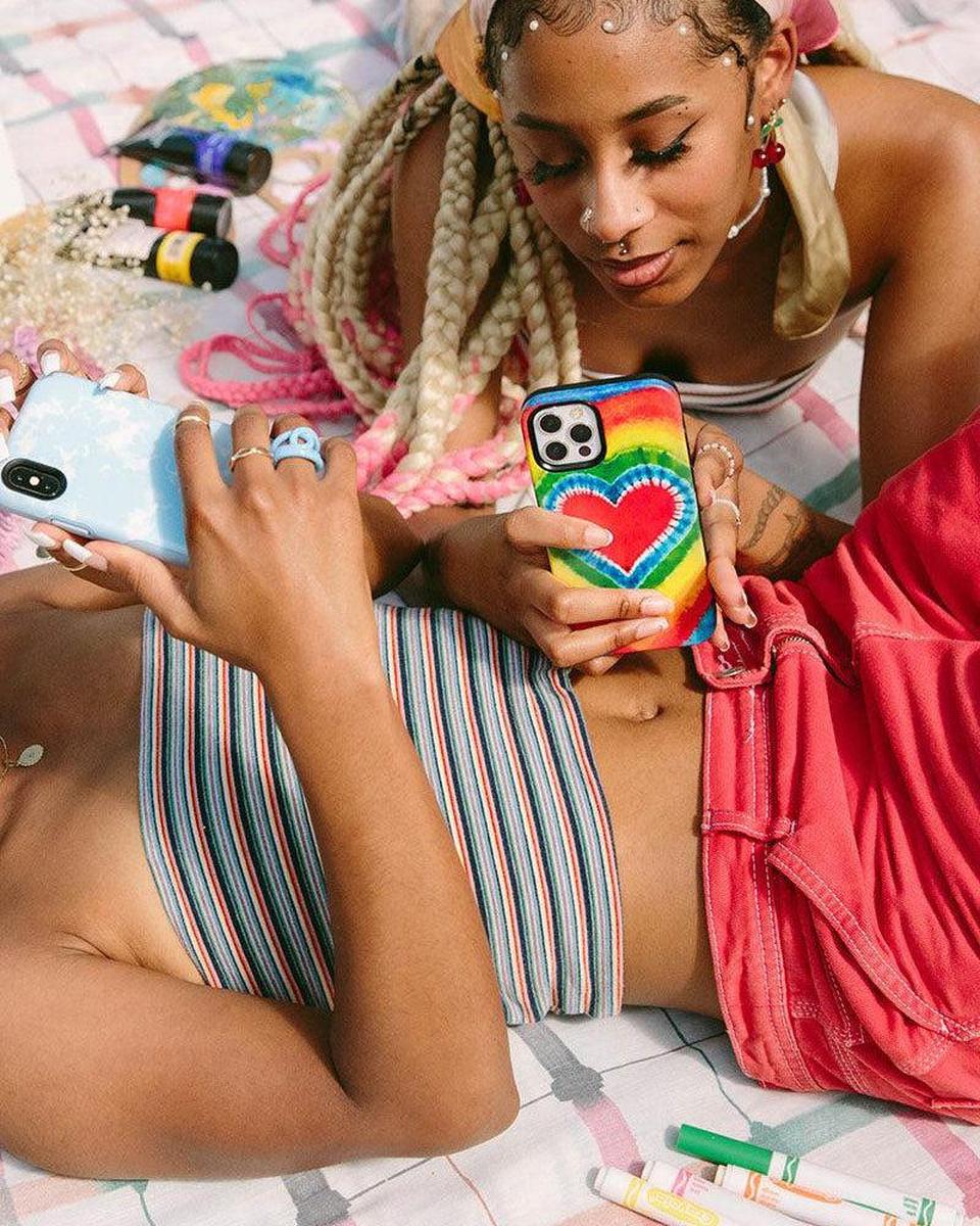 I Heart Tie Dye | Rainbow Heart Case - Image 53