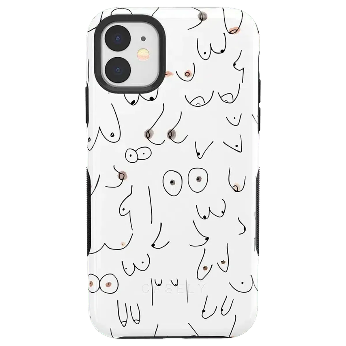 I'm With Her | Black & White Boobs Case - Image 16