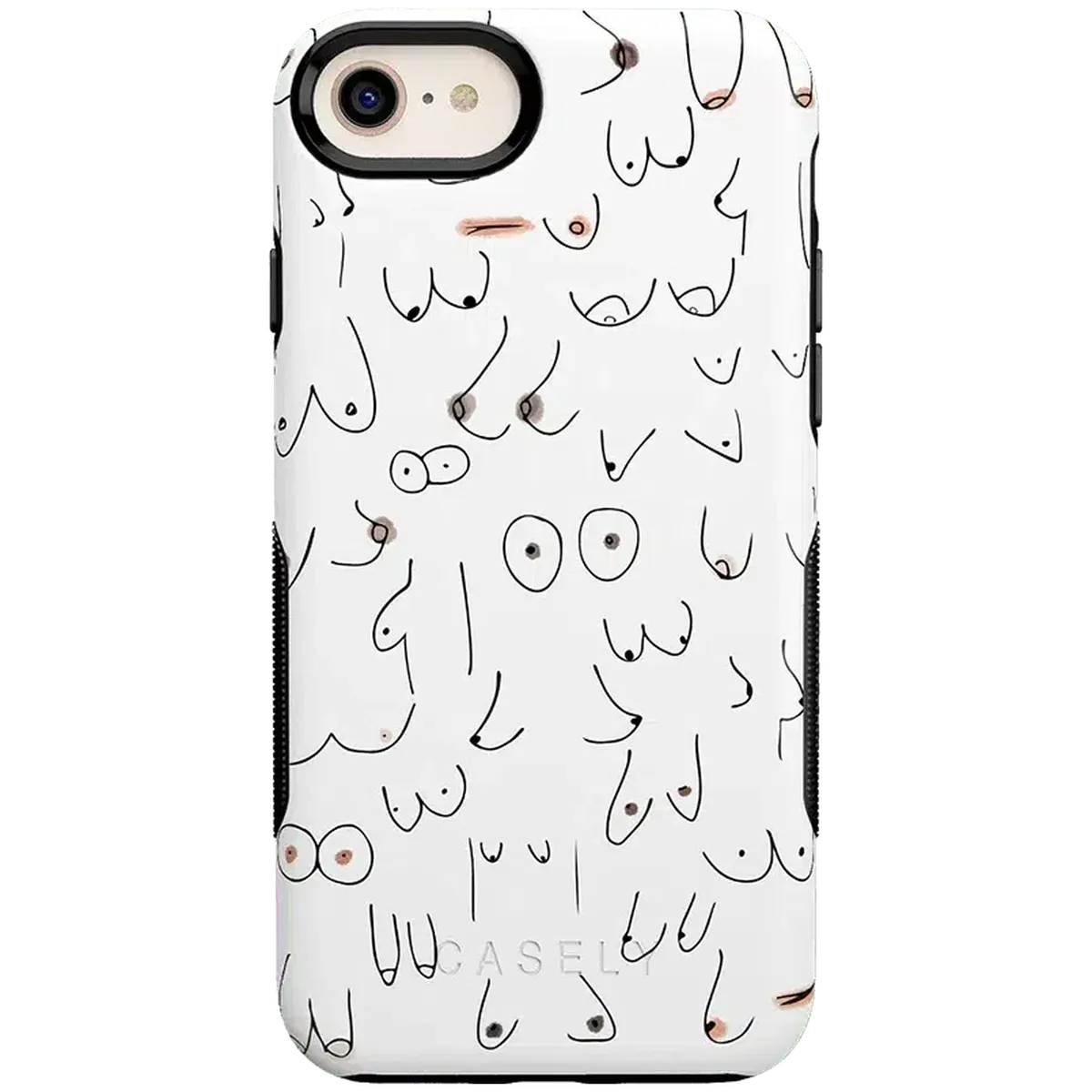 I'm With Her | Black & White Boobs Case - Image 4