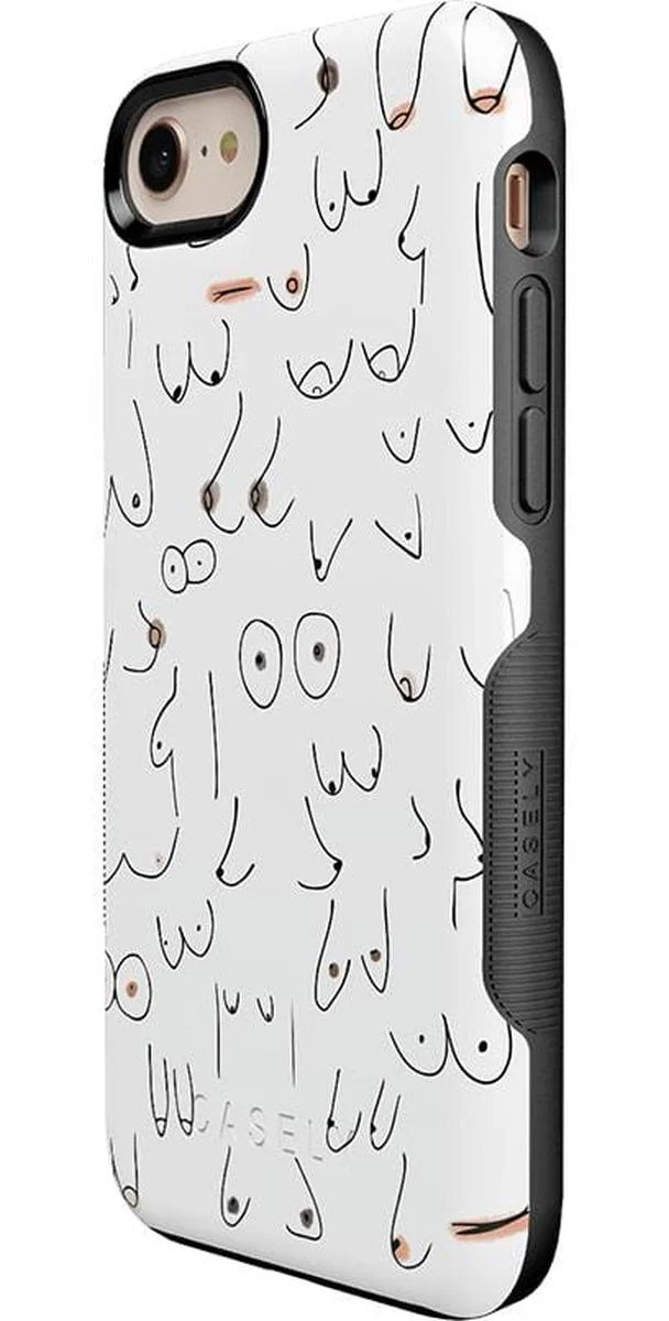 I'm With Her | Black & White Boobs Case - Image 5