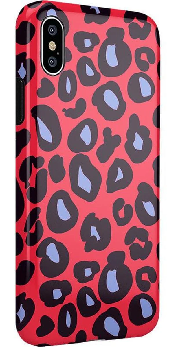 Into the Wild | Red & Blue Leopard Print Case - Image 31