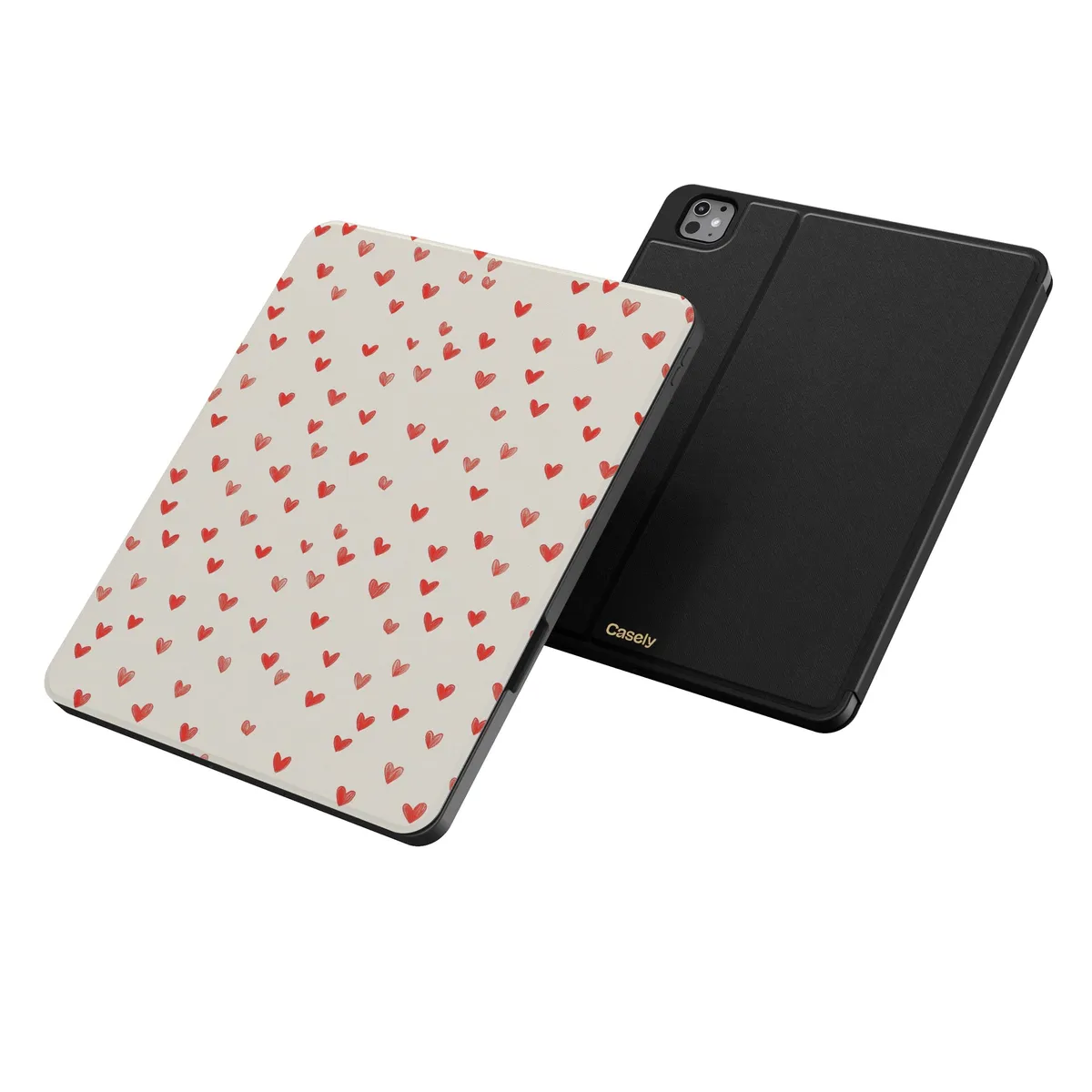 Love Letters | Doodle Hearts iPad Case - Image 34