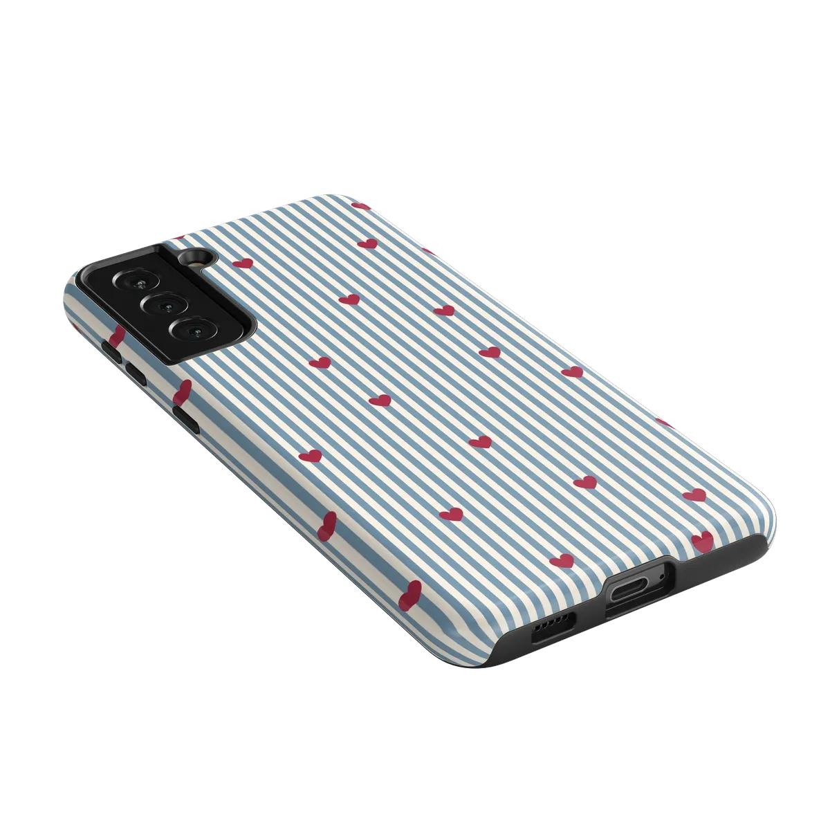 Love Lines | Blue Stripes Case - Image 151