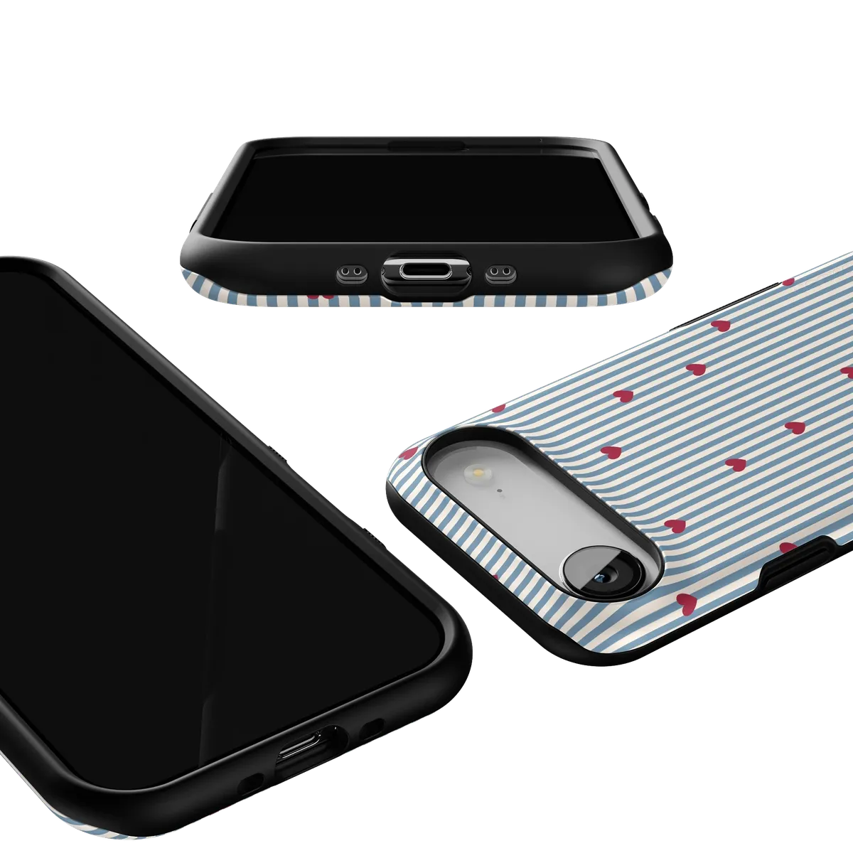 Love Lines | Blue Stripes Case - Image 17