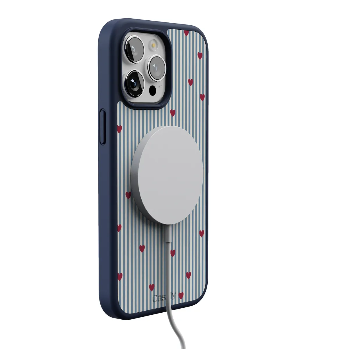 Love Lines | Blue Stripes Case - Image 188