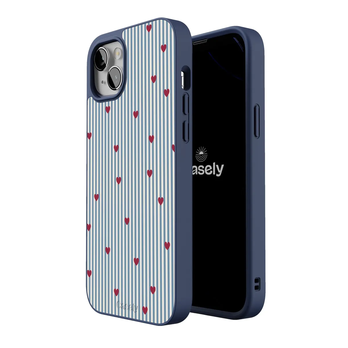 Love Lines | Blue Stripes Case - Image 192