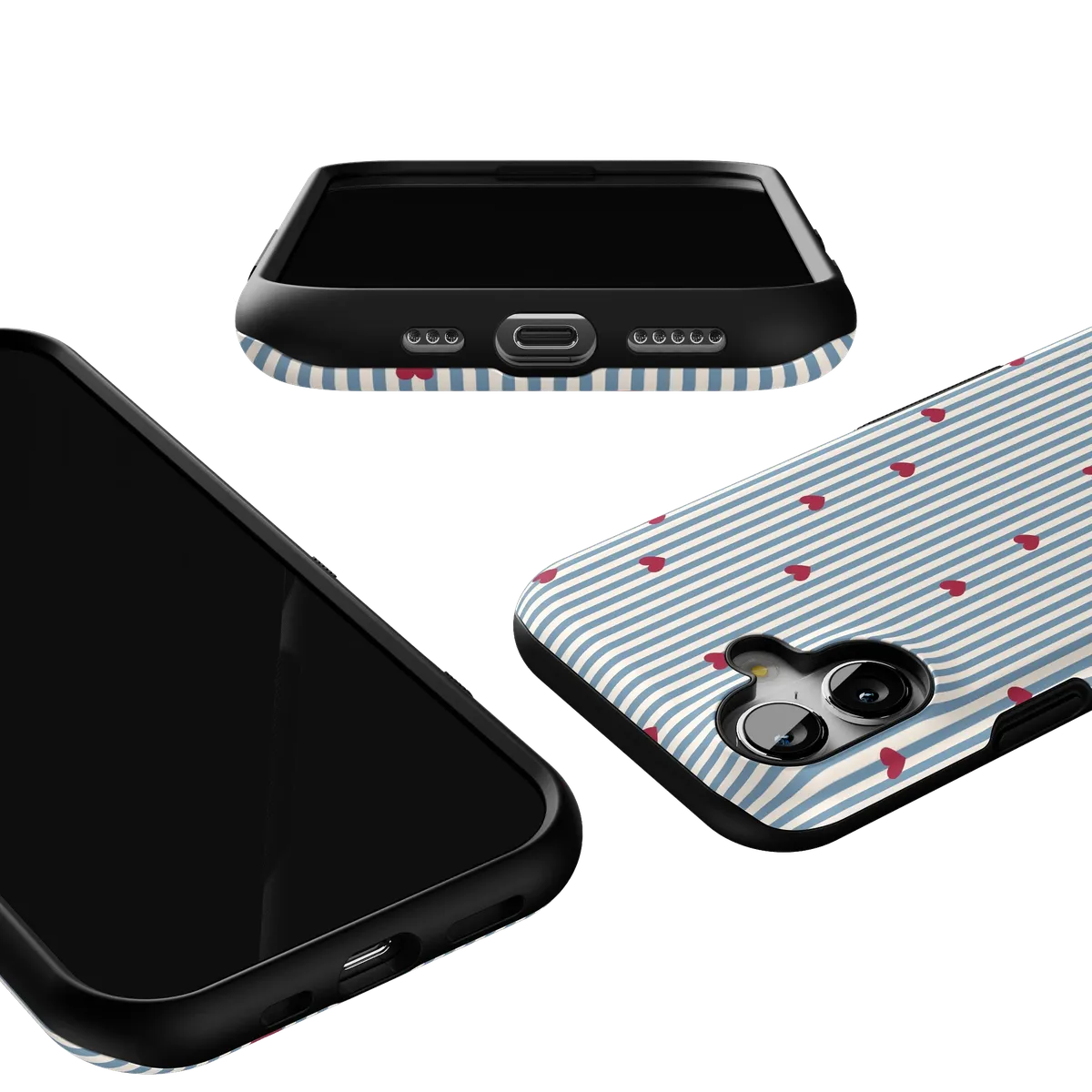 Love Lines | Blue Stripes Case - Image 27