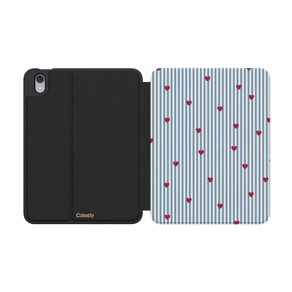 Love Lines | Blue Stripes iPad Case - Image 15