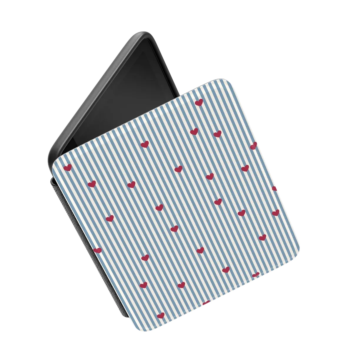 Love Lines | Blue Stripes Kindle Case - Image 7