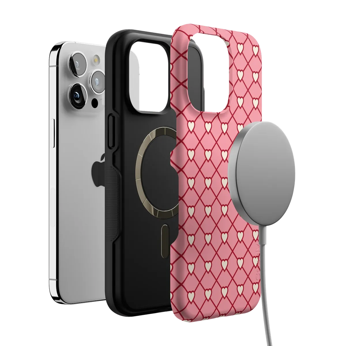 Love Locks | Pink Hearts Case - Image 45