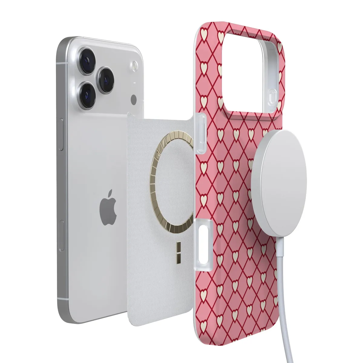 Love Locks | Pink Hearts Case - Image 80