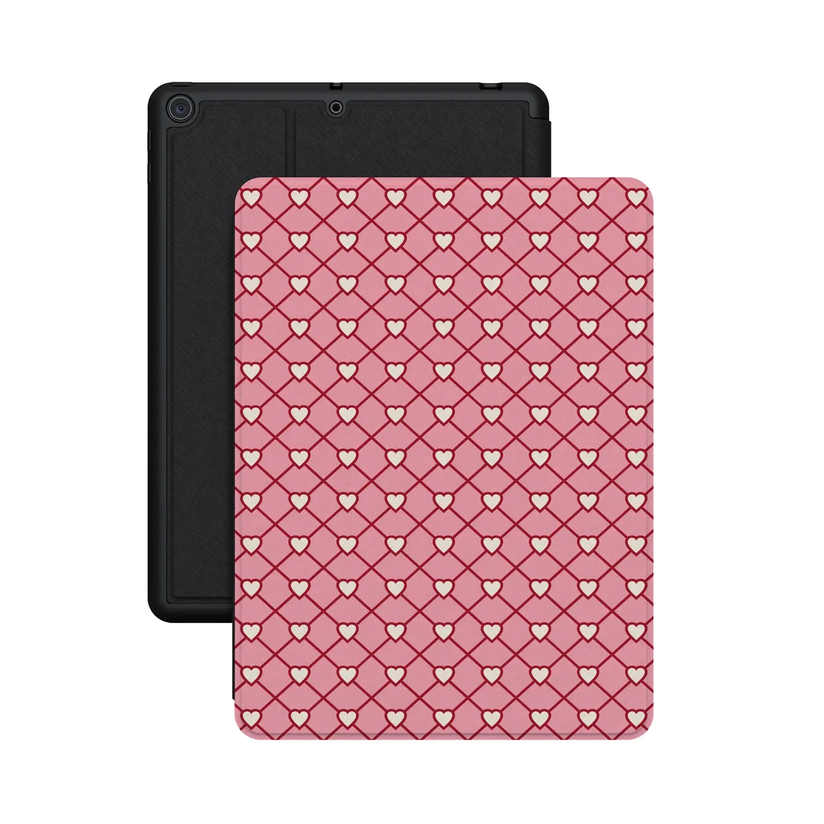 Love Locks | Pink Hearts iPad Case - Image 25