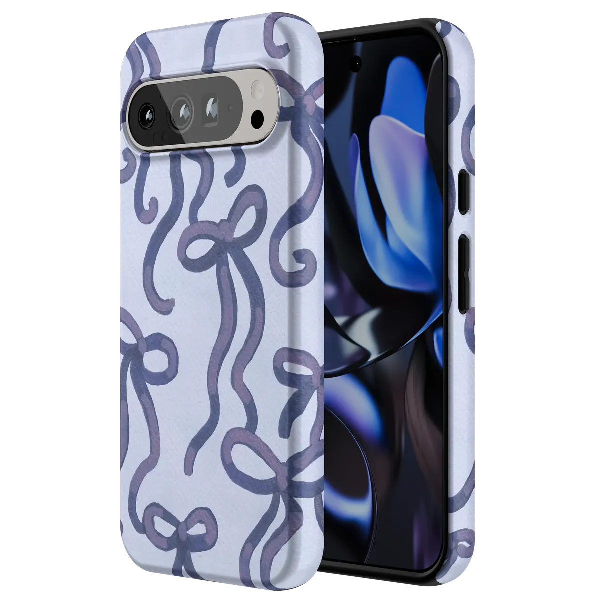 Love Me Knot | Blue Bow Case - Image 112