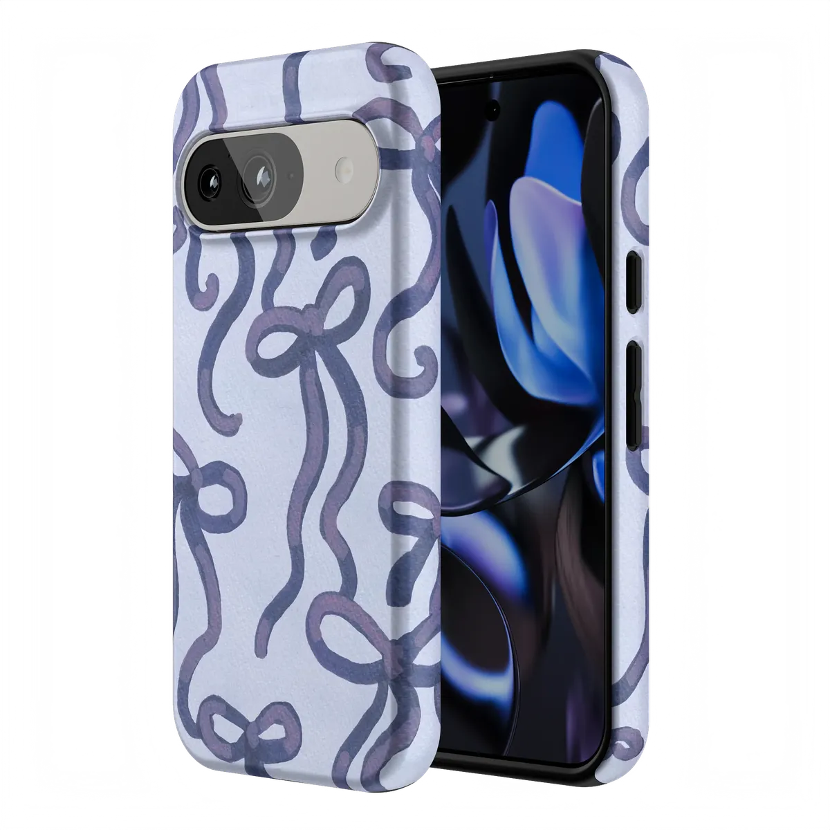 Love Me Knot | Blue Bow Case - Image 118