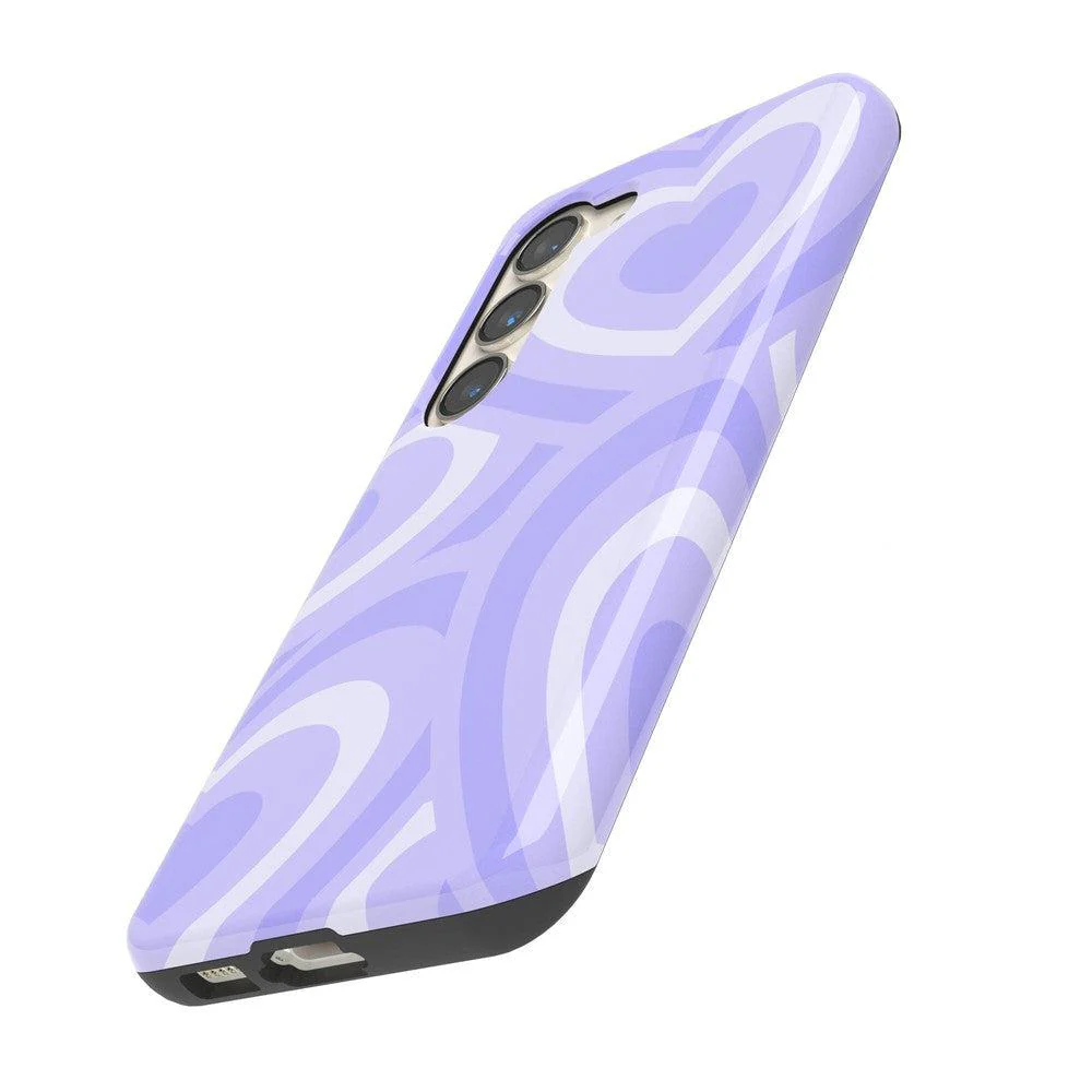 Love Song | Lavender Heart Samsung Case - Image 10