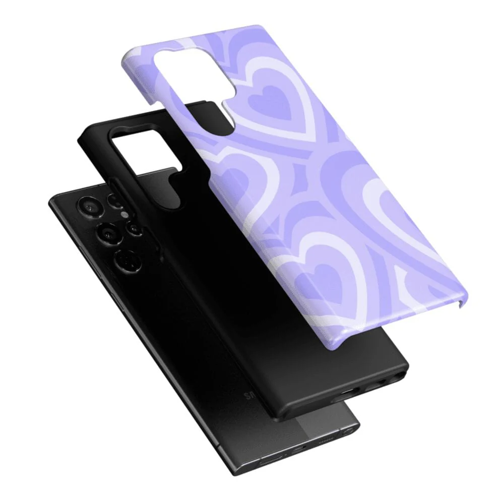 Love Song | Lavender Heart Samsung Case - Image 21