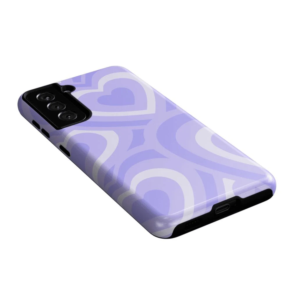 Love Song | Lavender Heart Samsung Case - Image 35