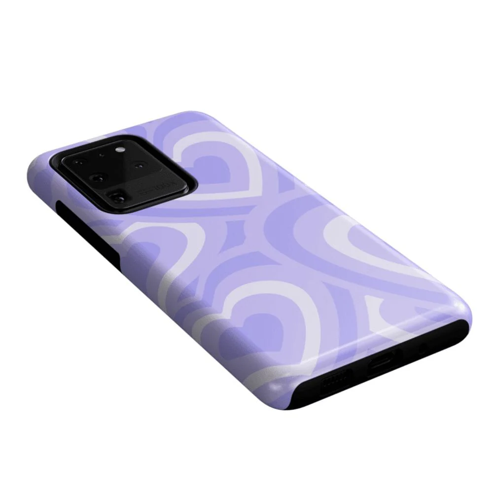 Love Song | Lavender Heart Samsung Case - Image 38