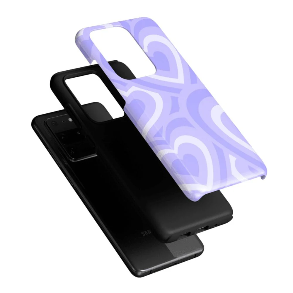 Love Song | Lavender Heart Samsung Case - Image 39