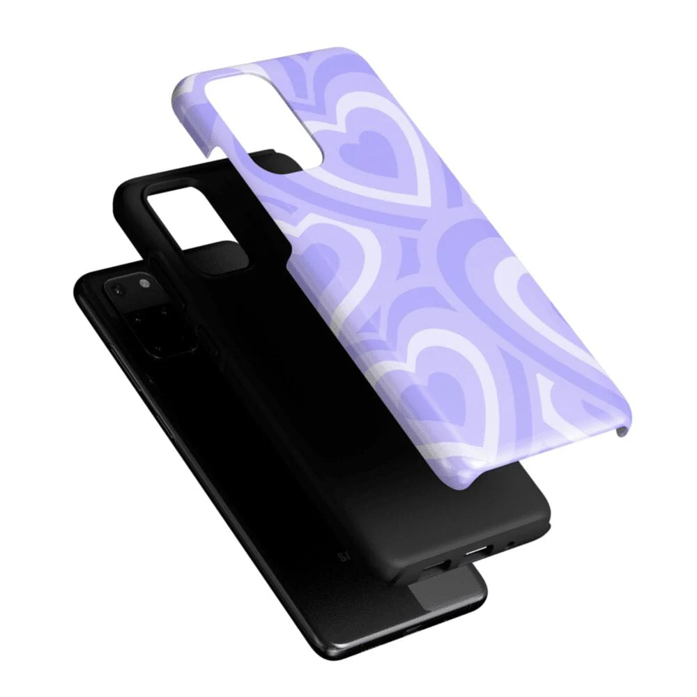Love Song | Lavender Heart Samsung Case - Image 42