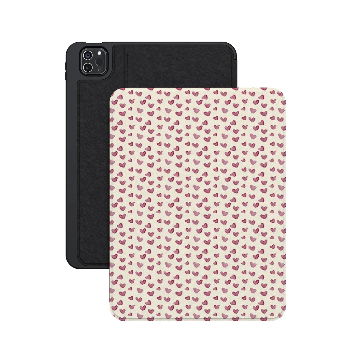 Lovebug | Mauve Hearts iPad Case - Image 17