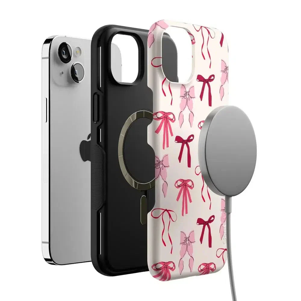 Lover Girlie | Pink Bows iPhone Case - Image 134