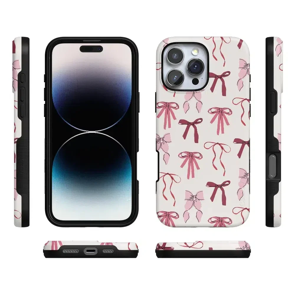 Lover Girlie | Pink Bows iPhone Case - Image 18