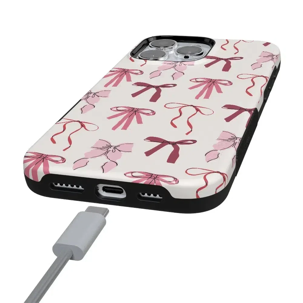 Lover Girlie | Pink Bows iPhone Case - Image 19
