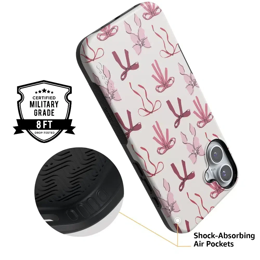 Lover Girlie | Pink Bows iPhone Case - Image 24