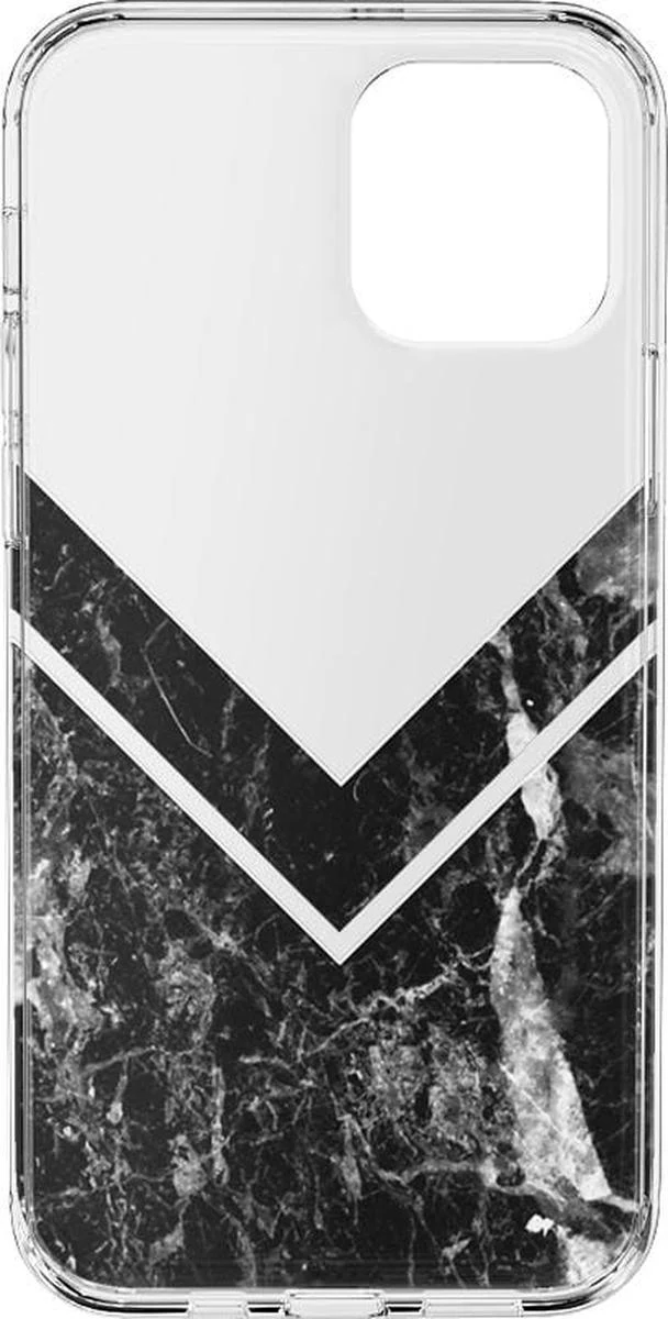Sleek and Simple | Black Marble V Clear Case - Image 3