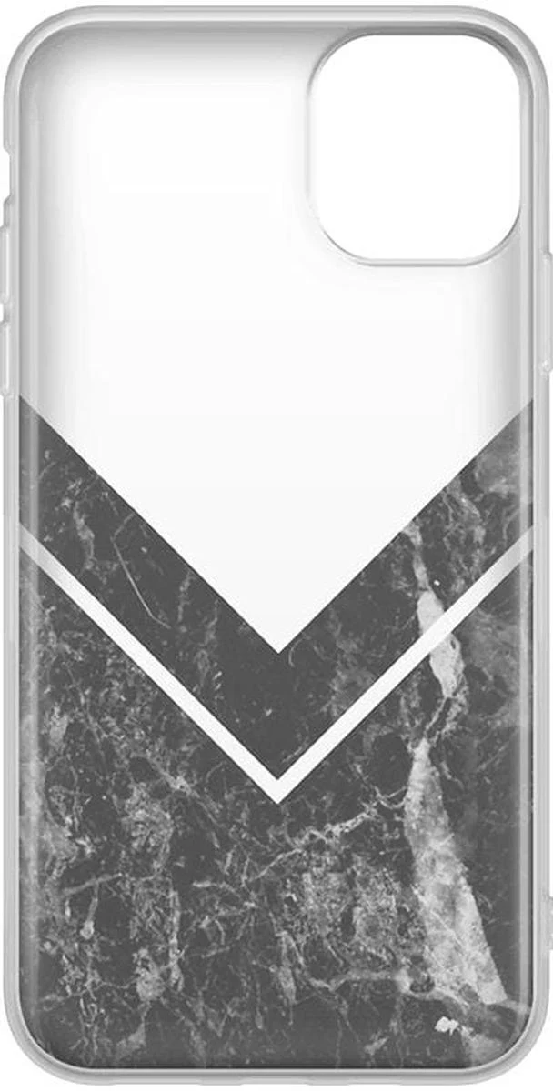 Sleek and Simple | Black Marble V Clear Case - Image 8