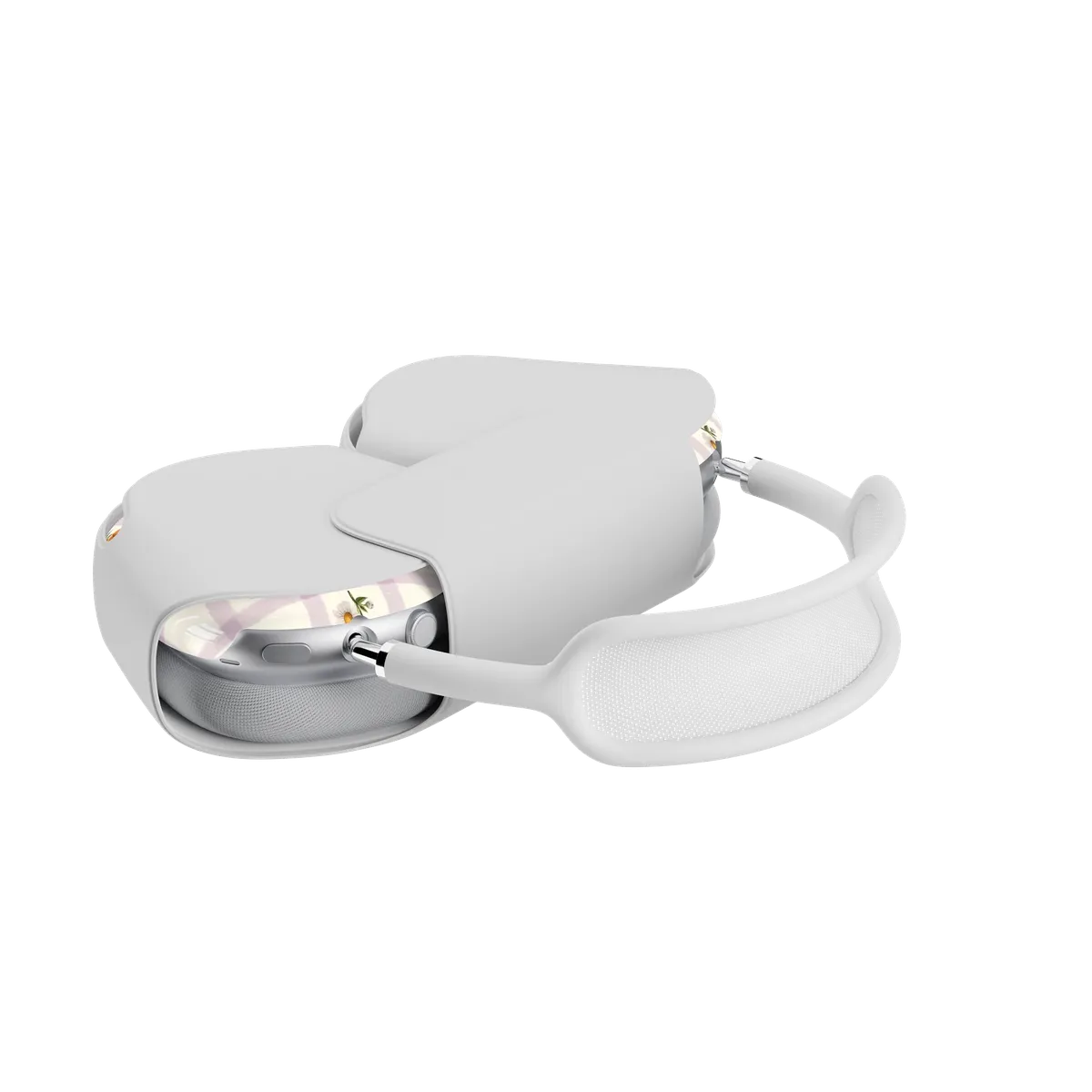 Meadow Check | Floral Gingham AirPods Max Case - Image 8