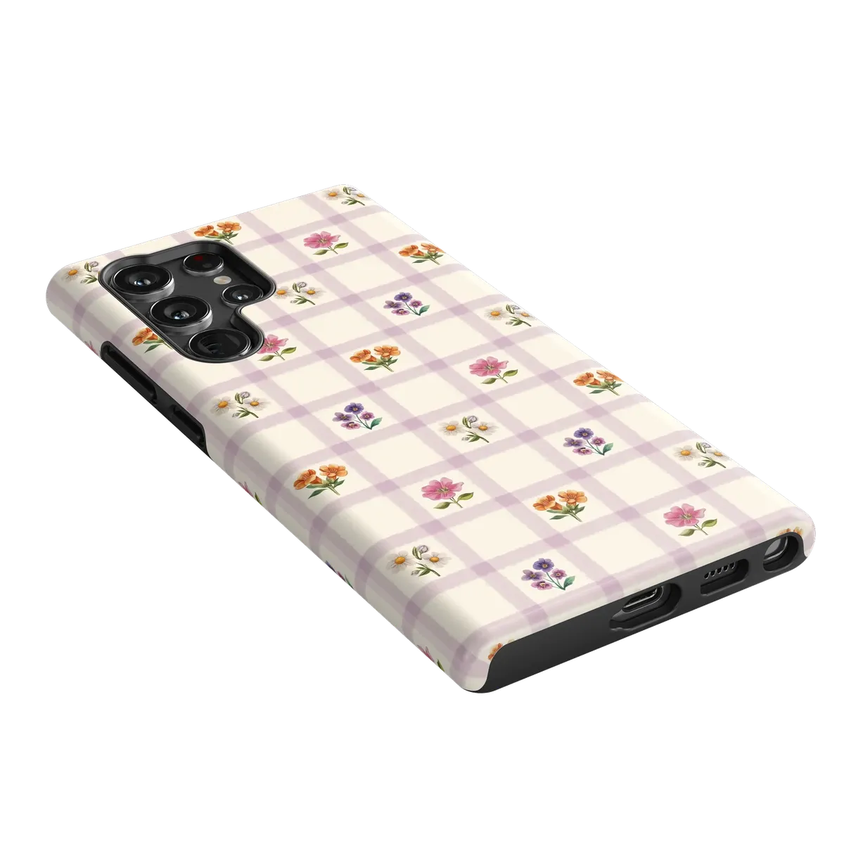 Meadow Check | Floral Gingham Case - Image 120