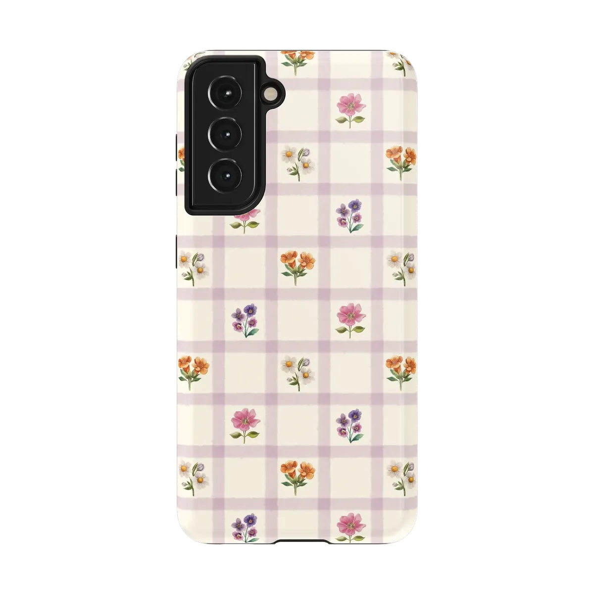Meadow Check | Floral Gingham Case - Image 129