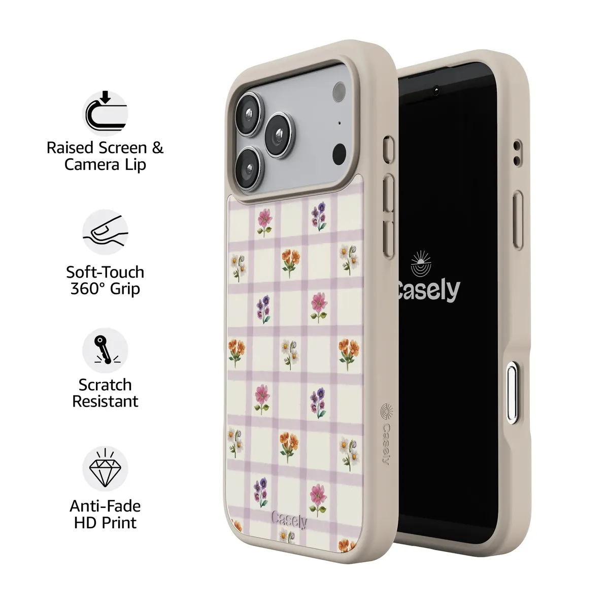 Meadow Check | Floral Gingham Case - Image 141