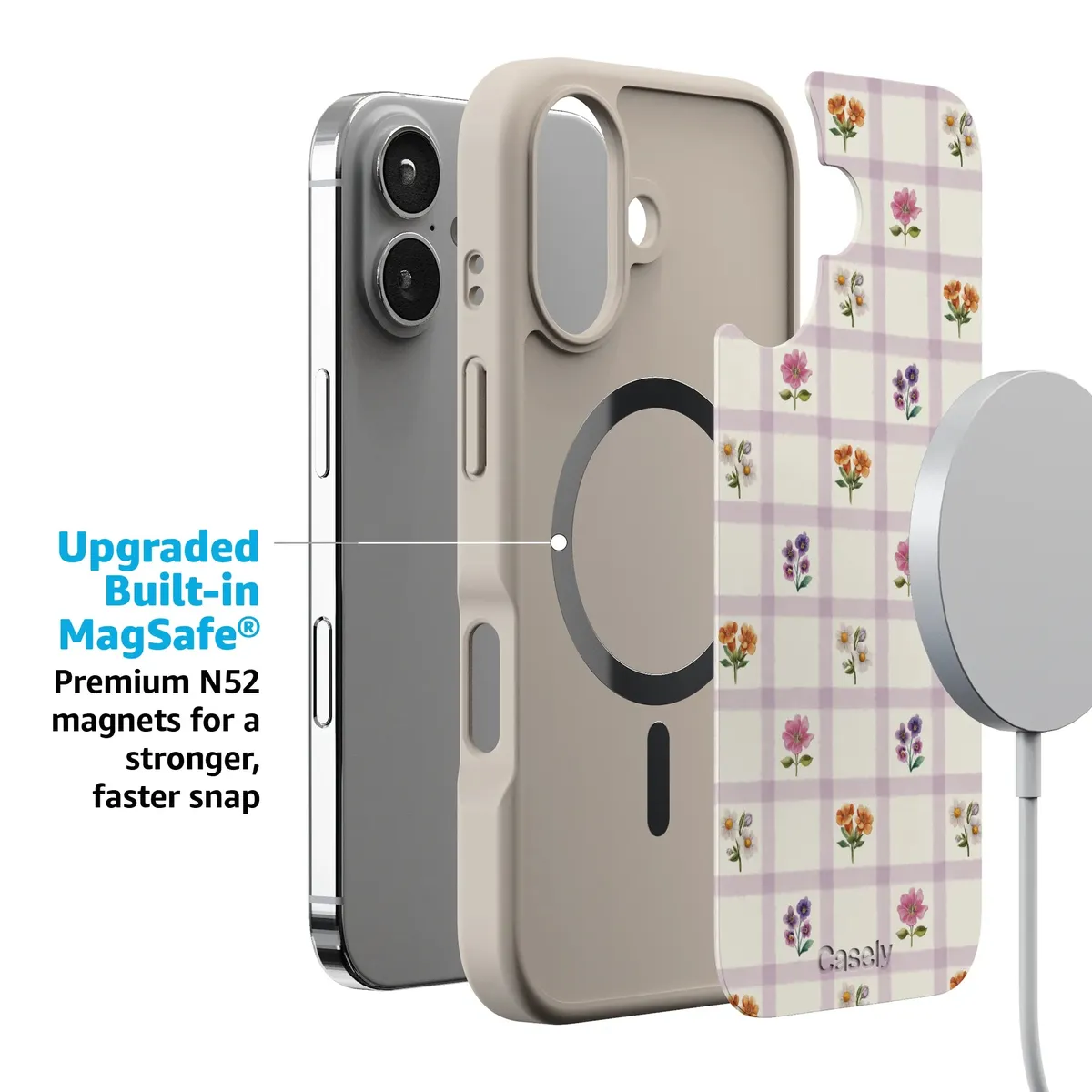 Meadow Check | Floral Gingham Case - Image 155